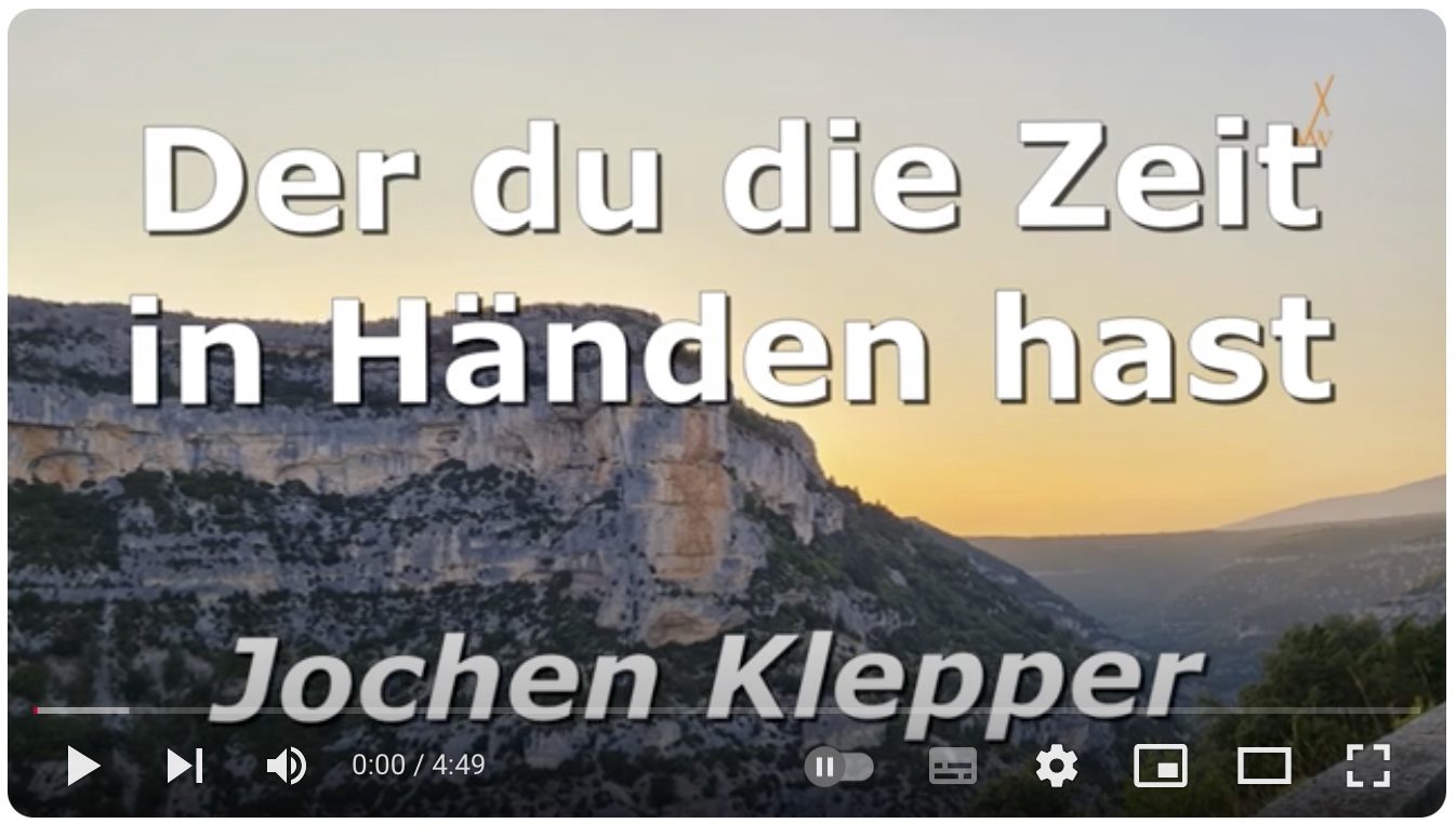 Der du die Zeit in Händen hast