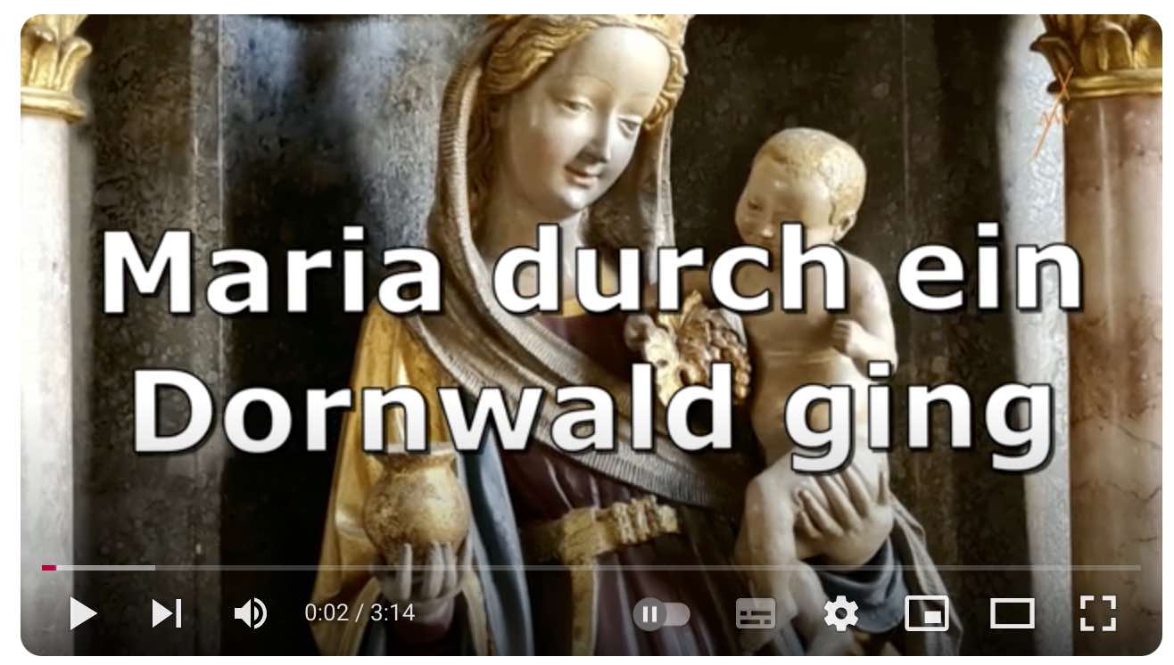 Maria durch ein Dornwald ging