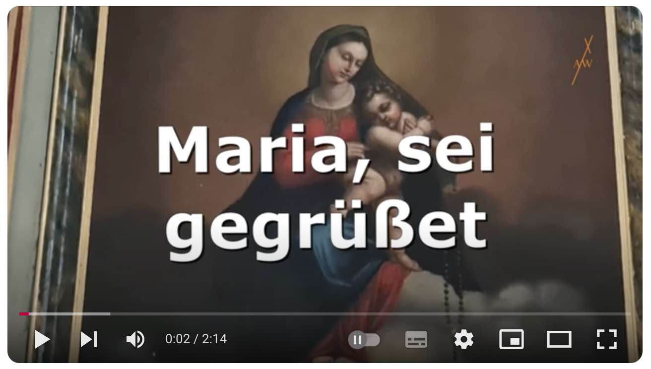 Maria, sei gegrüßet, du lichter Morgenstern