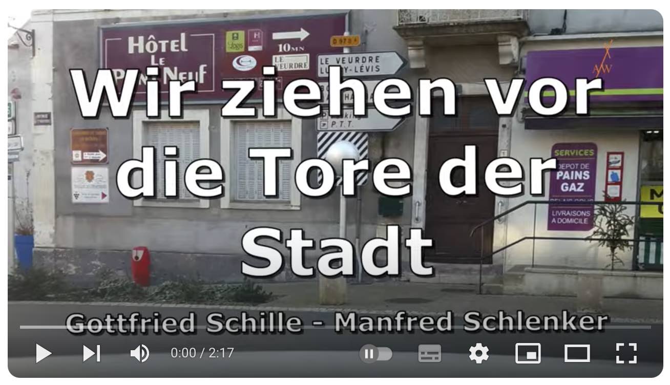 Wir ziehen vor die Tore der Stadt