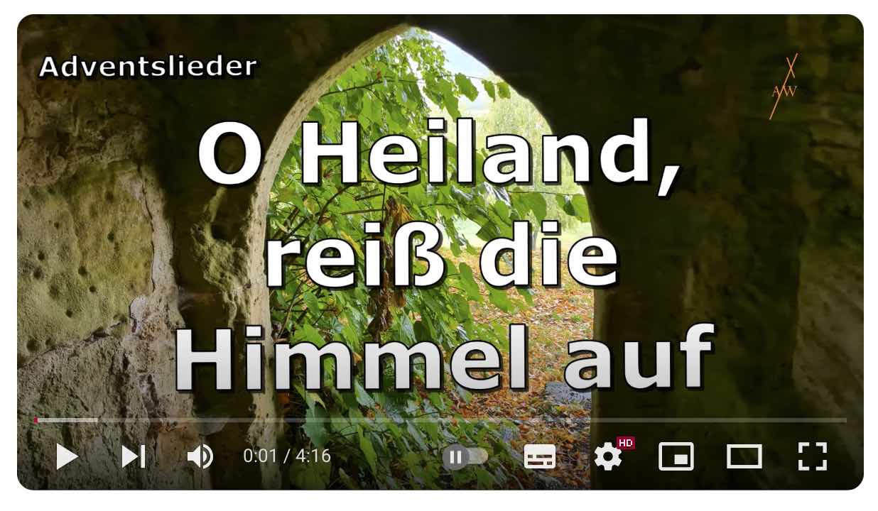 O Heiland, reiß die Himmel auf