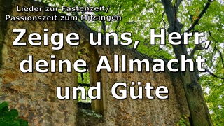 Zeige uns, Herr, deine Allmacht und Güte